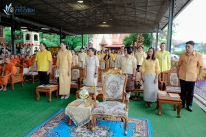 ร่วมพิธีเจริญพระพุทธมนต์เฉลิมพระเกียรติ ถวายพระพรชัยมงคลแด่ พระบาทสมเด็จพระเจ้าอยู่หัว เนื่องในโอกาสมหามงคลเฉลิมพระชนมพรรษา 6 รอบ 28 กรกฎาคม 2567 ครั้งที่ 10