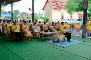 ร่วมพิธีเจริญพระพุทธมนต์เฉลิมพระเกียรติ ถวายพระพรชัยมงคลแด่ พระบาทสมเด็จพระเจ้าอยู่หัว เนื่องในโอกาสมหามงคลเฉลิมพระชนมพรรษา 6 รอบ 28 กรกฎาคม 2567 ครั้งที่ 10