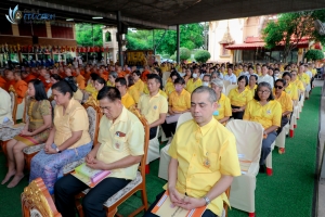 ร่วมพิธีเจริญพระพุทธมนต์เฉลิมพระเกียรติ ถวายพระพรชัยมงคลแด่ พระบาทสมเด็จพระเจ้าอยู่หัว เนื่องในโอกาสมหามงคลเฉลิมพระชนมพรรษา 6 รอบ 28 กรกฎาคม 2567 ครั้งที่ 10