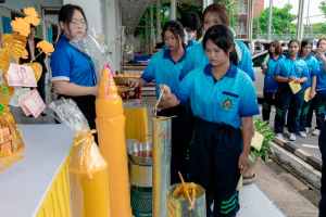 โครงการหล่อเทียนและถวายเทียนพรรษา ประจำปี 2568