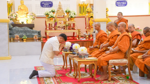 ร่วมพิธีเจริญพระพุทธมนต์ถวายพระพรชัยมงคลแด่ พระบาทสมเด็จพระเจ้าอยู่หัว และพระบรมวงศานุวงศ์ ประจำปี พ.ศ. 2568 ครั้งที่ 6