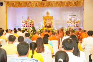 ร่วมพิธีเจริญพระพุทธมนต์ถวายพระพรชัยมงคลแด่ พระบาทสมเด็จพระเจ้าอยู่หัว และพระบรมวงศานุวงศ์ ประจำปี พ.ศ. 2568 ครั้งที่ 6