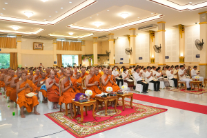 ร่วมพิธีเจริญพระพุทธมนต์ถวายพระพรชัยมงคลแด่ พระบาทสมเด็จพระเจ้าอยู่หัว และพระบรมวงศานุวงศ์ ประจำปี พ.ศ. 2568 ครั้งที่ 6
