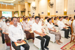 ร่วมพิธีเจริญพระพุทธมนต์ถวายพระพรชัยมงคลแด่ พระบาทสมเด็จพระเจ้าอยู่หัว และพระบรมวงศานุวงศ์ ประจำปี พ.ศ. 2568 ครั้งที่ 6