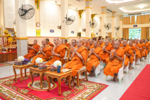 ร่วมพิธีเจริญพระพุทธมนต์ถวายพระพรชัยมงคลแด่ พระบาทสมเด็จพระเจ้าอยู่หัว และพระบรมวงศานุวงศ์ ประจำปี พ.ศ. 2568 ครั้งที่ 6