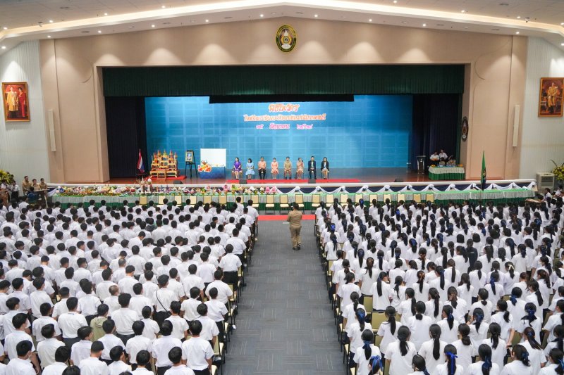 ร่วมพิธีไหว้ครูของโรงเรียนสาธิตมหาวิทยาลัยราชภัฏเทพสตรี ประจำปีการศึกษา 2568