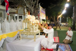 ร่วมพิธีเนื่องในวันสำคัญทางพระพุทธศาสนา วันมาฆบูชา ประจำปี พ.ศ. 2568 ณ วัดเสาธงทอง