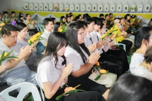 ร่วมพิธีเนื่องในวันสำคัญทางพระพุทธศาสนา วันมาฆบูชา ประจำปี พ.ศ. 2568 ณ วัดเสาธงทอง