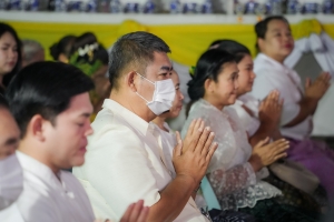 ร่วมพิธีเนื่องในวันสำคัญทางพระพุทธศาสนา วันมาฆบูชา ประจำปี พ.ศ. 2568 ณ วัดเสาธงทอง