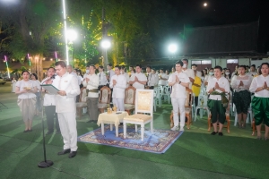 ร่วมพิธีเนื่องในวันสำคัญทางพระพุทธศาสนา วันมาฆบูชา ประจำปี พ.ศ. 2568 ณ วัดเสาธงทอง