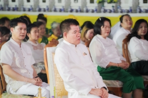 ร่วมพิธีเนื่องในวันสำคัญทางพระพุทธศาสนา วันมาฆบูชา ประจำปี พ.ศ. 2568 ณ วัดเสาธงทอง