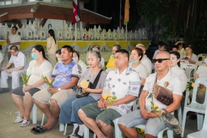 ร่วมพิธีเนื่องในวันสำคัญทางพระพุทธศาสนา วันมาฆบูชา ประจำปี พ.ศ. 2568 ณ วัดเสาธงทอง