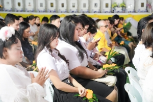 ร่วมพิธีเนื่องในวันสำคัญทางพระพุทธศาสนา วันมาฆบูชา ประจำปี พ.ศ. 2568 ณ วัดเสาธงทอง