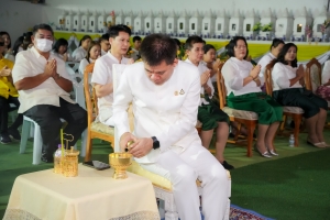 ร่วมพิธีเนื่องในวันสำคัญทางพระพุทธศาสนา วันมาฆบูชา ประจำปี พ.ศ. 2568 ณ วัดเสาธงทอง