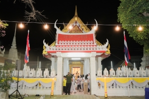 ร่วมพิธีเนื่องในวันสำคัญทางพระพุทธศาสนา วันมาฆบูชา ประจำปี พ.ศ. 2568 ณ วัดเสาธงทอง