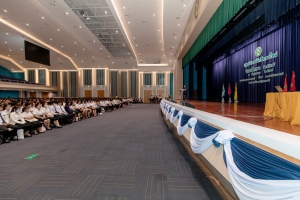 ร่วมต้อนรับนักศึกษาใหม่ในพิธีปฐมนิเทศนักศึกษาภาคปกติ ประจำปีการศึกษา 2568