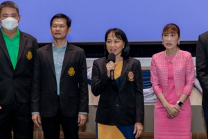 ร่วมต้อนรับนักศึกษาใหม่ในพิธีปฐมนิเทศนักศึกษาภาคปกติ ประจำปีการศึกษา 2568