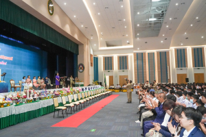 ร่วมพิธีไหว้ครูของโรงเรียนสาธิตมหาวิทยาลัยราชภัฏเทพสตรี ประจำปีการศึกษา 2568