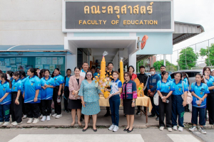 ร่วมต้อนรับขบวนแห่งานสืบสานงานประเพณีเข้าพรรษา ถวายผ้าอาบน้ำฝนและเทียนพรรษา ปี พ.ศ. 2568
