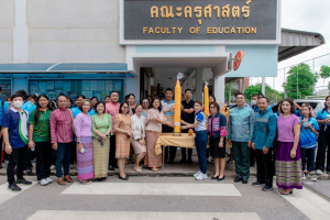 ร่วมต้อนรับขบวนแห่งานสืบสานงานประเพณีเข้าพรรษา ถวายผ้าอาบน้ำฝนและเทียนพรรษา ปี พ.ศ. 2568