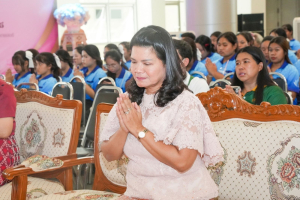 ร่วมต้อนรับขบวนแห่งานสืบสานงานประเพณีเข้าพรรษา ถวายผ้าอาบน้ำฝนและเทียนพรรษา ปี พ.ศ. 2568