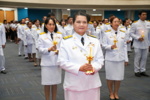 ร่วมพิธีถวายพระพรชัยมงคล พระบาทสมเด็จพระเจ้าอยู่หัว