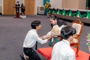 การแสดงมุทิตาจิตแด่ผู้เกษียณอายุราชการ ร้อยรักถักทอใจ สานสายใยมุทิตา