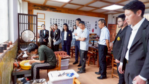 ร่วมหารือแนวทางการแลกเปลี่ยนทางวิชาการ และลงนามความร่วมมือกับ Guangxi Talent International College