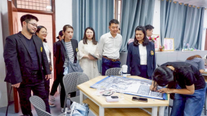 ร่วมหารือแนวทางการแลกเปลี่ยนทางวิชาการ และลงนามความร่วมมือกับ Guangxi Talent International College