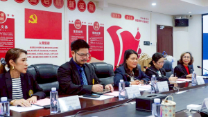 ร่วมหารือแนวทางการแลกเปลี่ยนทางวิชาการ และลงนามความร่วมมือกับ Guangxi Talent International College