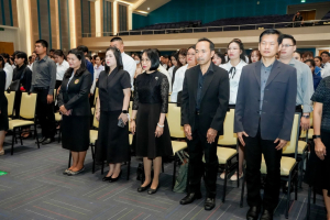 ร่วมพิธีปฐมนิเทศการฝึกซ้อมการเข้ารับพระราชทานปริญญาบัตร ประจำปี พ.ศ. 2568