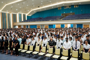 ร่วมพิธีปฐมนิเทศการฝึกซ้อมการเข้ารับพระราชทานปริญญาบัตร ประจำปี พ.ศ. 2568