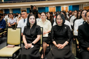 ร่วมพิธีปฐมนิเทศการฝึกซ้อมการเข้ารับพระราชทานปริญญาบัตร ประจำปี พ.ศ. 2568