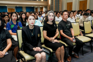 ร่วมพิธีปฐมนิเทศการฝึกซ้อมการเข้ารับพระราชทานปริญญาบัตร ประจำปี พ.ศ. 2568