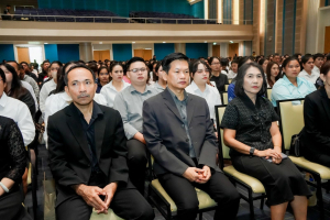 ร่วมพิธีปฐมนิเทศการฝึกซ้อมการเข้ารับพระราชทานปริญญาบัตร ประจำปี พ.ศ. 2568