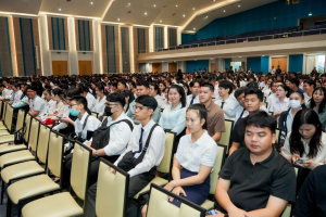 ร่วมพิธีปฐมนิเทศการฝึกซ้อมการเข้ารับพระราชทานปริญญาบัตร ประจำปี พ.ศ. 2568