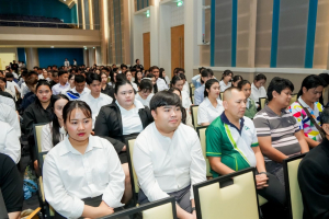 ร่วมพิธีปฐมนิเทศการฝึกซ้อมการเข้ารับพระราชทานปริญญาบัตร ประจำปี พ.ศ. 2568