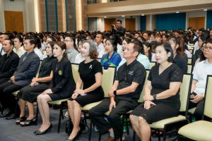 ร่วมพิธีปฐมนิเทศการฝึกซ้อมการเข้ารับพระราชทานปริญญาบัตร ประจำปี พ.ศ. 2568