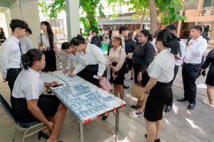 ร่วมพิธีปฐมนิเทศการฝึกซ้อมการเข้ารับพระราชทานปริญญาบัตร ประจำปี พ.ศ. 2568