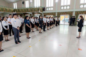 ร่วมพิธีปฐมนิเทศการฝึกซ้อมการเข้ารับพระราชทานปริญญาบัตร ประจำปี พ.ศ. 2568