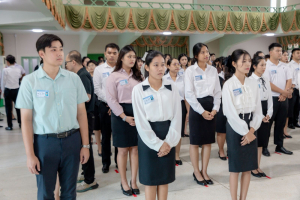 ร่วมพิธีปฐมนิเทศการฝึกซ้อมการเข้ารับพระราชทานปริญญาบัตร ประจำปี พ.ศ. 2568