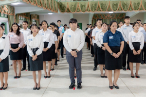 ร่วมพิธีปฐมนิเทศการฝึกซ้อมการเข้ารับพระราชทานปริญญาบัตร ประจำปี พ.ศ. 2568