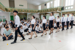 ร่วมพิธีปฐมนิเทศการฝึกซ้อมการเข้ารับพระราชทานปริญญาบัตร ประจำปี พ.ศ. 2568