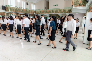 ร่วมพิธีปฐมนิเทศการฝึกซ้อมการเข้ารับพระราชทานปริญญาบัตร ประจำปี พ.ศ. 2568