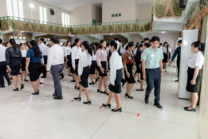 ร่วมพิธีปฐมนิเทศการฝึกซ้อมการเข้ารับพระราชทานปริญญาบัตร ประจำปี พ.ศ. 2568