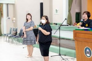 ร่วมพิธีปฐมนิเทศการฝึกซ้อมการเข้ารับพระราชทานปริญญาบัตร ประจำปี พ.ศ. 2568