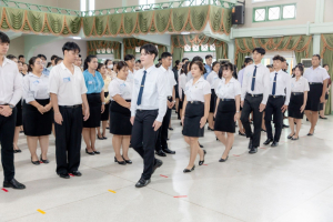 ร่วมพิธีปฐมนิเทศการฝึกซ้อมการเข้ารับพระราชทานปริญญาบัตร ประจำปี พ.ศ. 2568