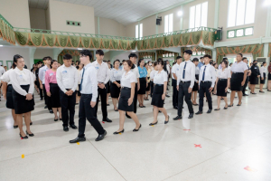 ร่วมพิธีปฐมนิเทศการฝึกซ้อมการเข้ารับพระราชทานปริญญาบัตร ประจำปี พ.ศ. 2568