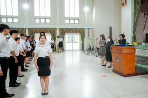 ร่วมพิธีปฐมนิเทศการฝึกซ้อมการเข้ารับพระราชทานปริญญาบัตร ประจำปี พ.ศ. 2568