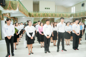 ร่วมพิธีปฐมนิเทศการฝึกซ้อมการเข้ารับพระราชทานปริญญาบัตร ประจำปี พ.ศ. 2568